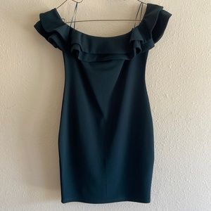 Dark green dress